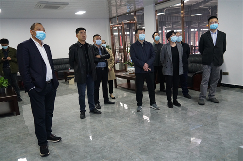 2021-11-20省發(fā)改委來張家界萬眾實業(yè)集團有限公司調(diào)研工作(省辦公室主任夏文斌、市發(fā)改委黨組書記龍維務）